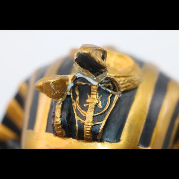 egyptian pharaoh statue Pyramid Pharaoh Statue Tutankhamun Bust Sculpture - Picture 7 of 8